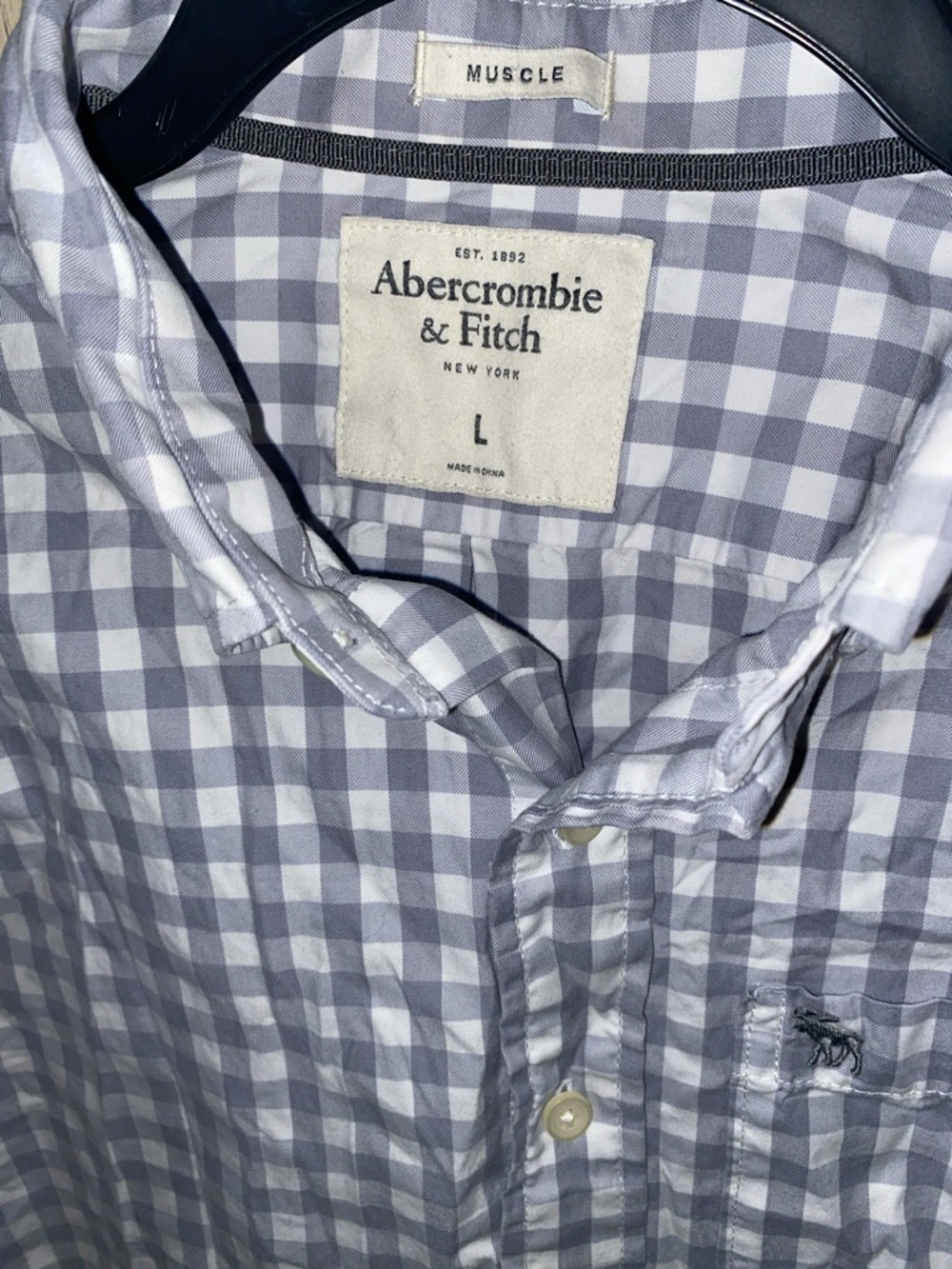 Abercrombie & Fitch button down, Muscle 💪 Shirt, size Large